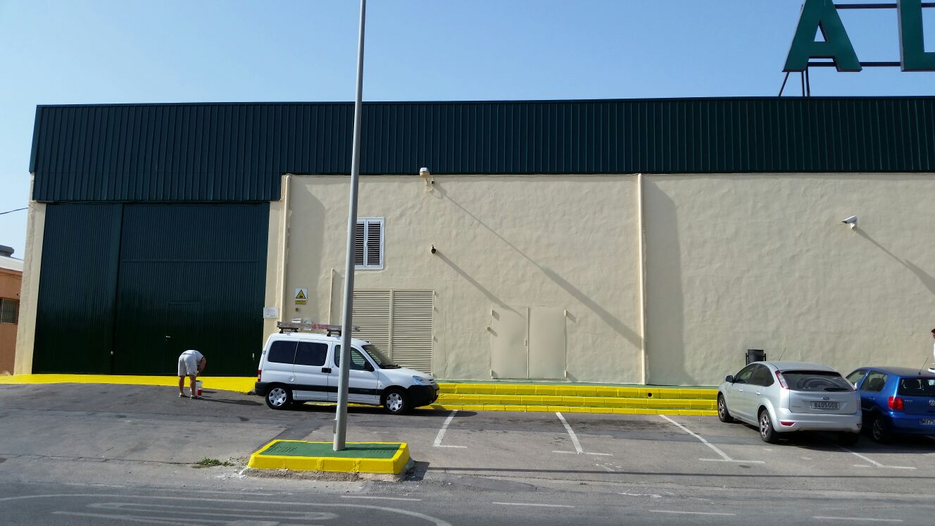 pintar naves industriales en Murcia